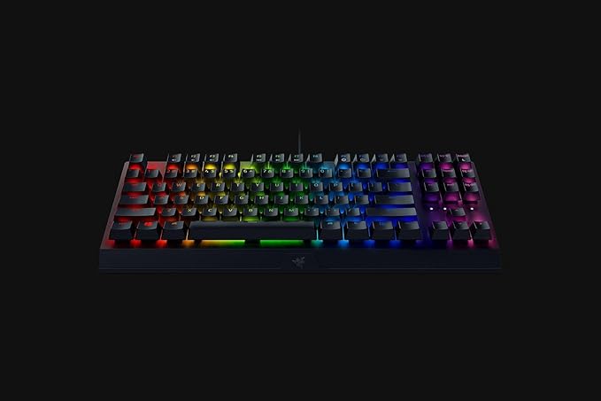 Razer BlackWidow V3 Tenkeyless - Mechanical Wired Gaming Keyboard Black