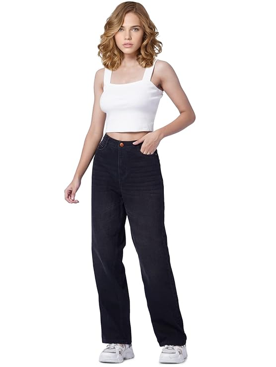 ONLY Women's Loose High Rise Jeans