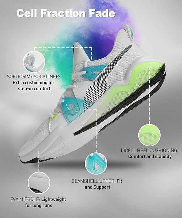 Puma Men Cell Fraction Fade Res Running Shoe