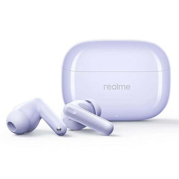 realme Buds T310 True Wireless in-Ear Earbuds with 46dB Hybrid ANC, Upto 40Hrs Battery and Fast Charging (3 Color options)
