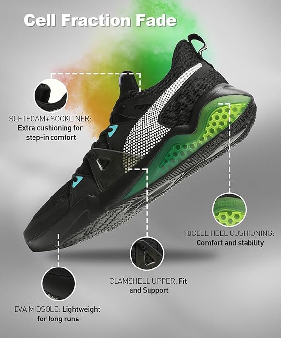 Puma Men Cell Fraction Fade Res Running Shoe