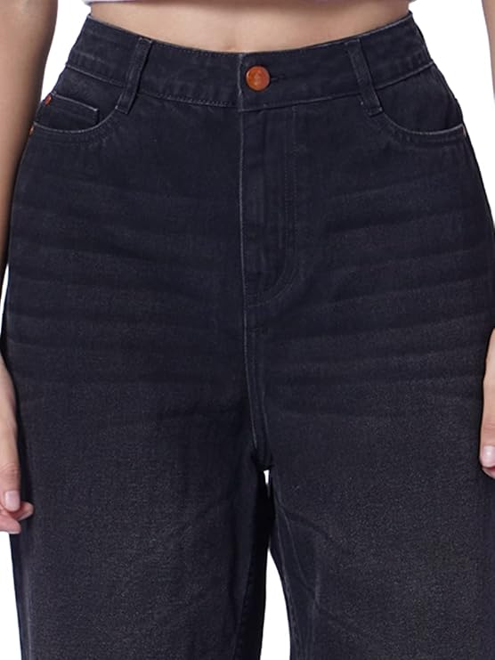 ONLY Women's Loose High Rise Jeans