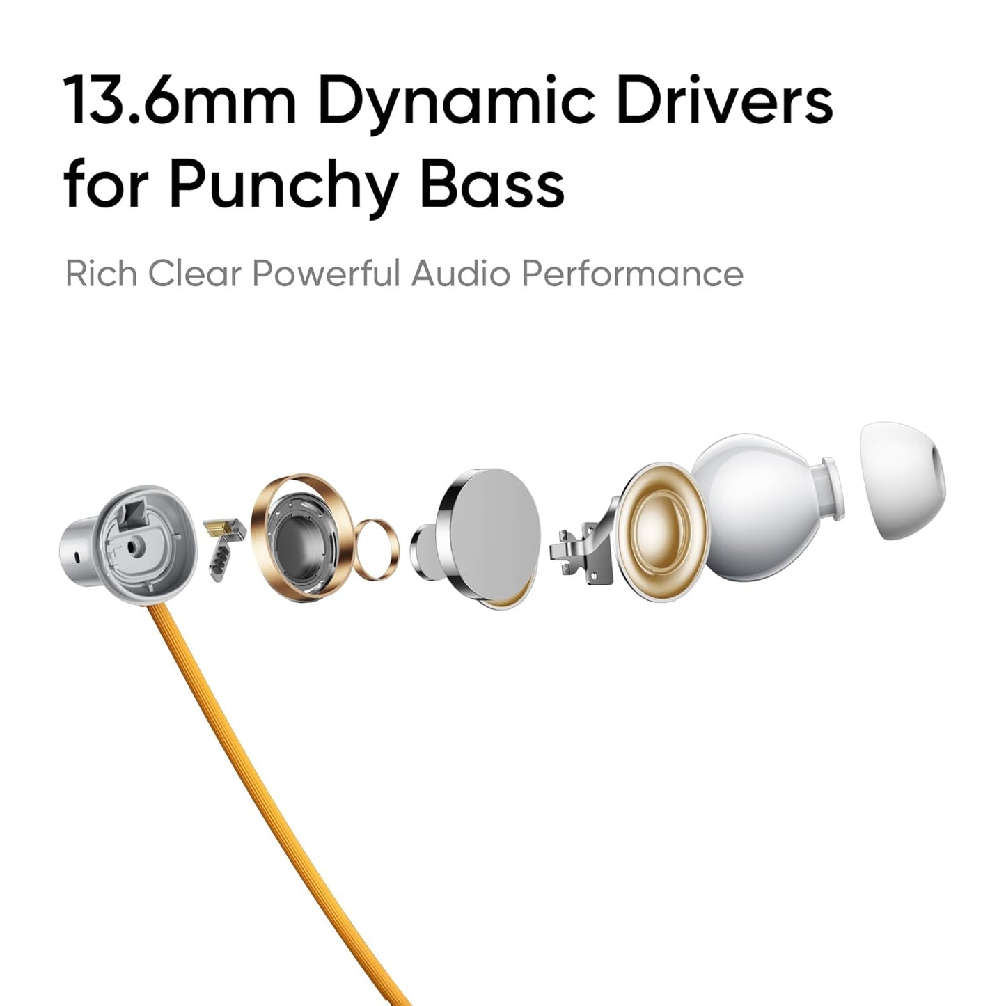 realme Buds Wireless 5 ANC in Ear Bluetooth Headphones,50dB ANC, Upto 38hrs Playback (3 Color options)