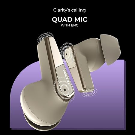 Noise Buds N1 Pro in-Ear Truly Wireless Earbuds with Metallic Finish, ANC(Upto 30dB), 60H of Playtime (4 Color options)