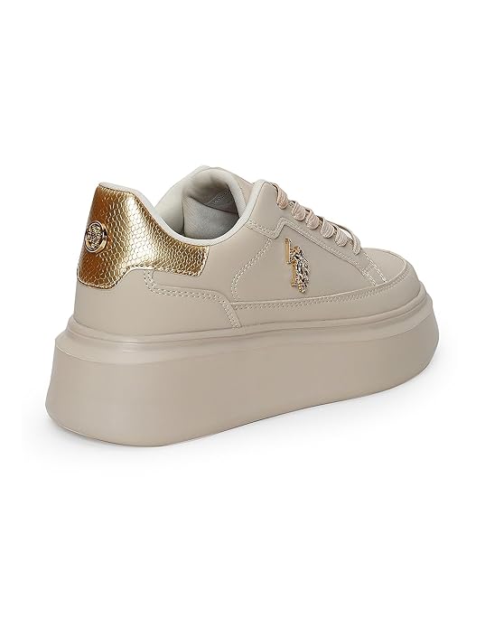 U.S. Polo Assn. Women Lace Up Sneaker Shoes