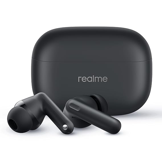 realme Buds T310 True Wireless in-Ear Earbuds with 46dB Hybrid ANC, Upto 40Hrs Battery and Fast Charging (3 Color options)
