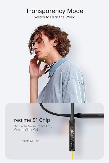 realme Buds Wireless Pro Bluetooth in Ear Earphones with Mic, Fast Charging & Up to 22Hrs Playtime (2 Color options)