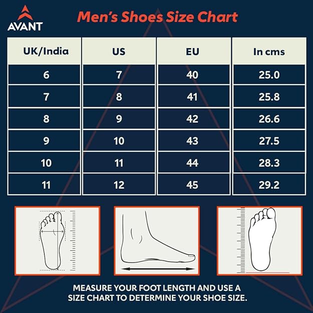 AVANT Mens Storm Lace up Running Shoes