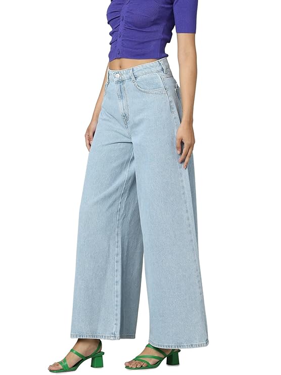 ONLY Women's Loose High Rise Jeans