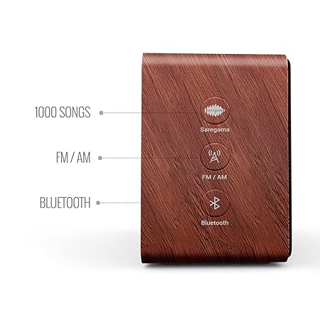 Carvaan Saregama Mini+ (Plus) Portable Music Player with 1000 Preloaded Songs, 10 Watt Speaker (3 color options)