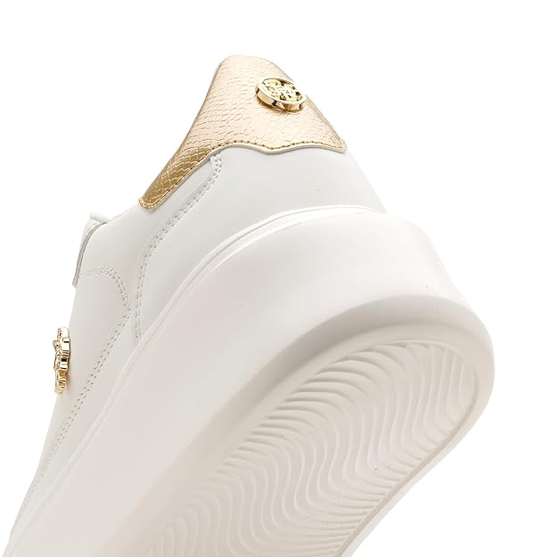 U.S. Polo Assn. Women Lace Up Sneaker Shoes (White)
