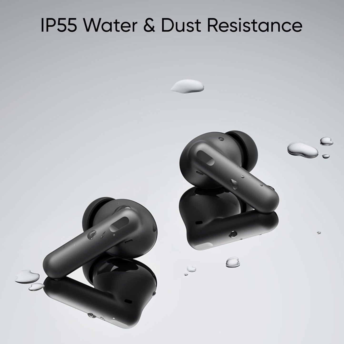 realme Buds T300 Truly Wireless in Ear Earbuds with 30dB ANC, 360° Spatial Audio Effect, Upto 40Hrs Battery (2 Color options)