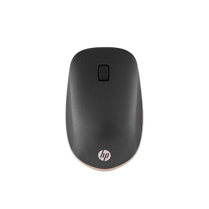 HP 410 Slim Bluetooth Mouse with 1200 DPI Optical Sensor,Ambidextrous Design,Compact Size,Portable, 12 Months Battery Life