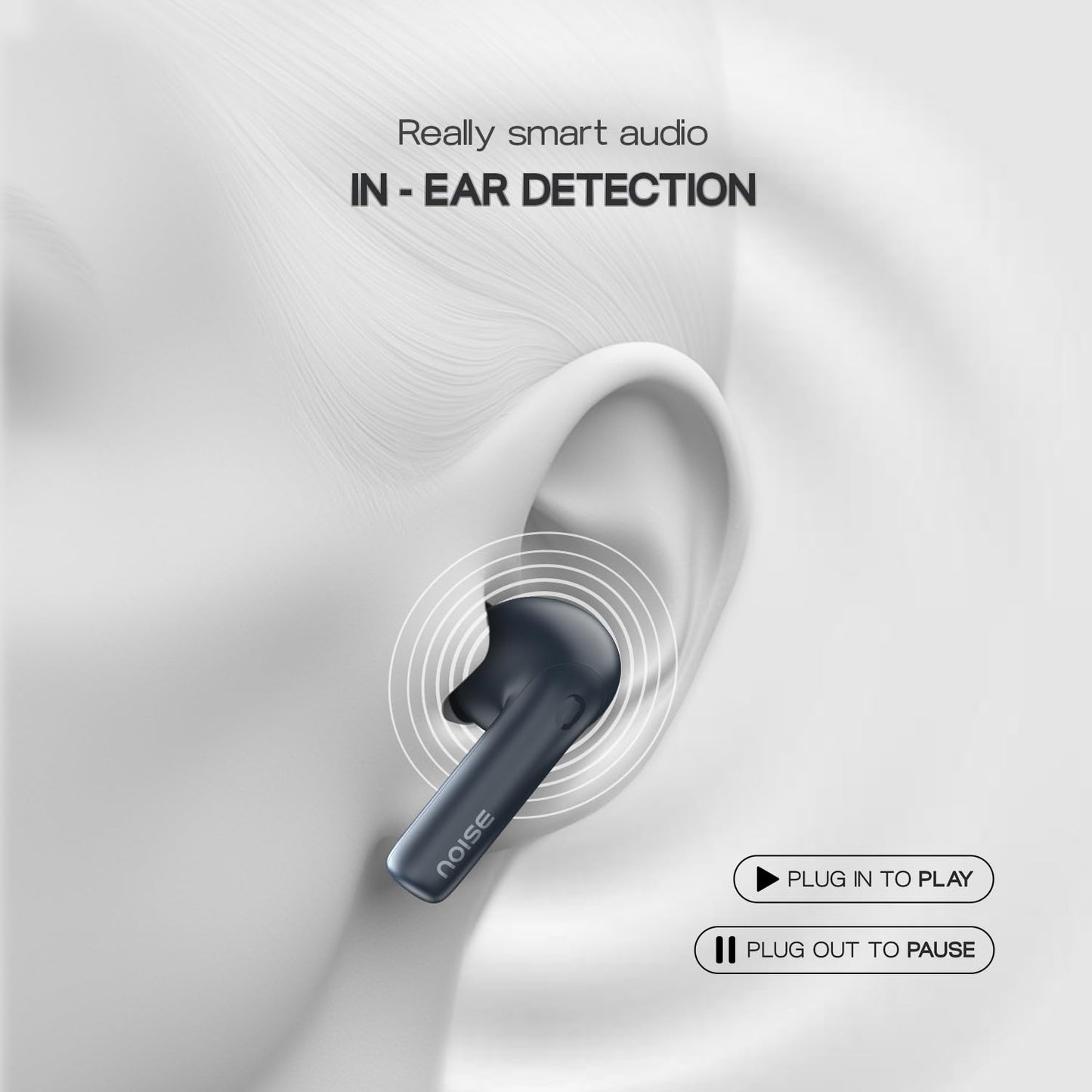 Noise Newly Launched Air Buds Pro 6 in-Ear Truly Wireless Earbuds with Hybrid ANC (up to 49dB) - 3 color options