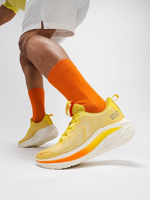 Bacca Bucci Men Mesh Lace Up Running Shoes