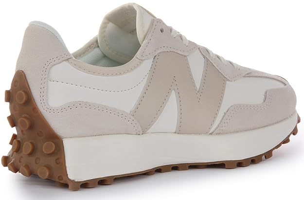 new balance Womens 327 Sneaker (White Pink)