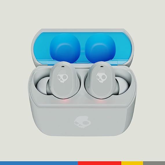 Skullcandy Mod in-Ear Wireless Earbuds, 34 Hr Battery, Microphone, Works with iPhone Android and Bluetooth Devices (2 Color options)