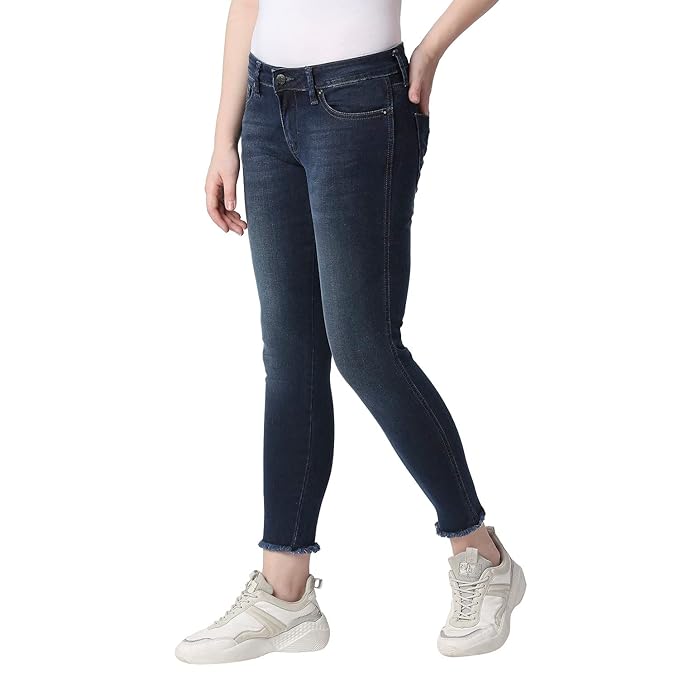 Pepe Jeans Women's Mid Rise Skinny Jeans
