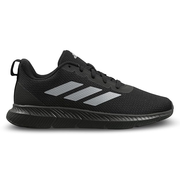 adidas Men Lace Up Running Shoes (Black)