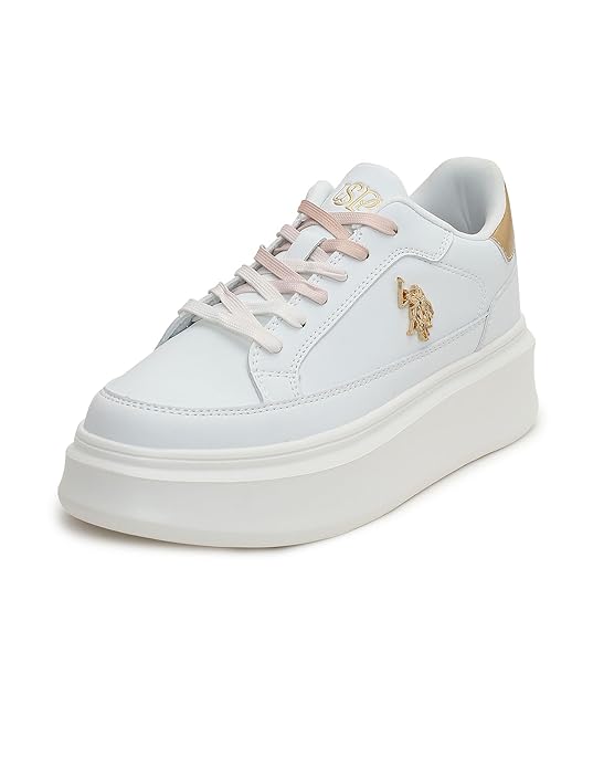 U.S. Polo Assn. Women Lace Up Sneaker Shoes