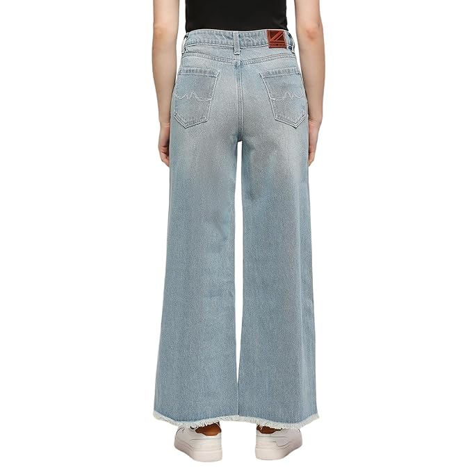 Pepe Jeans Women's Straight Fit High Rise Jeans