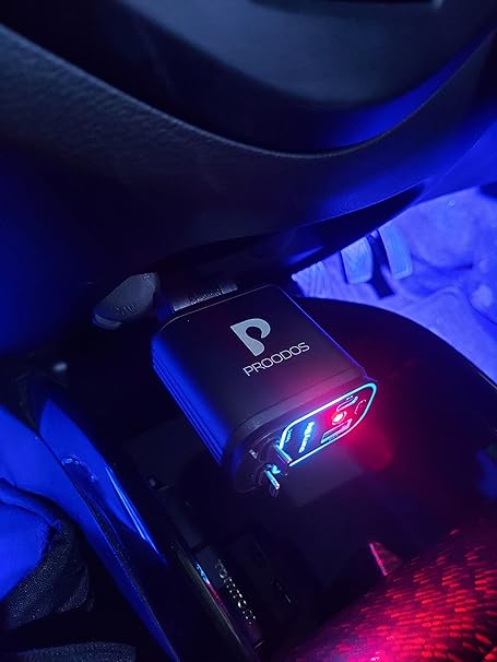 PROODOS Retractable Car Charger with Starlight Projection on Car Roof | Car Accessories Super Fast Car Charger 4 in 1
