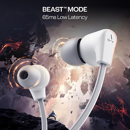 Boat Rockerz Trinity in Ear Earphones with 150H Playtime, Crystal Bionic Sound Powered by HiFi, IPX5 (3 color options)