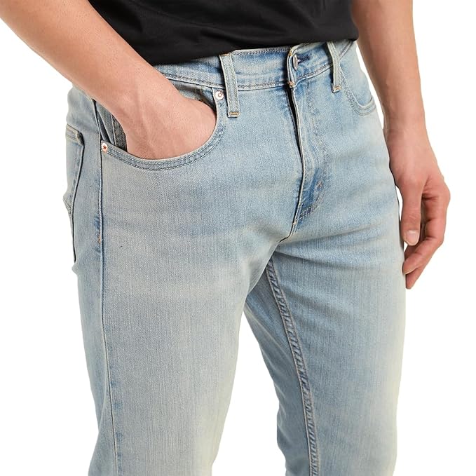 Levi's Men's 512 Slim Tapered Fit Mid Rise Blue Jeans