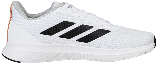 adidas Men Lace Up Running Shoes (White)