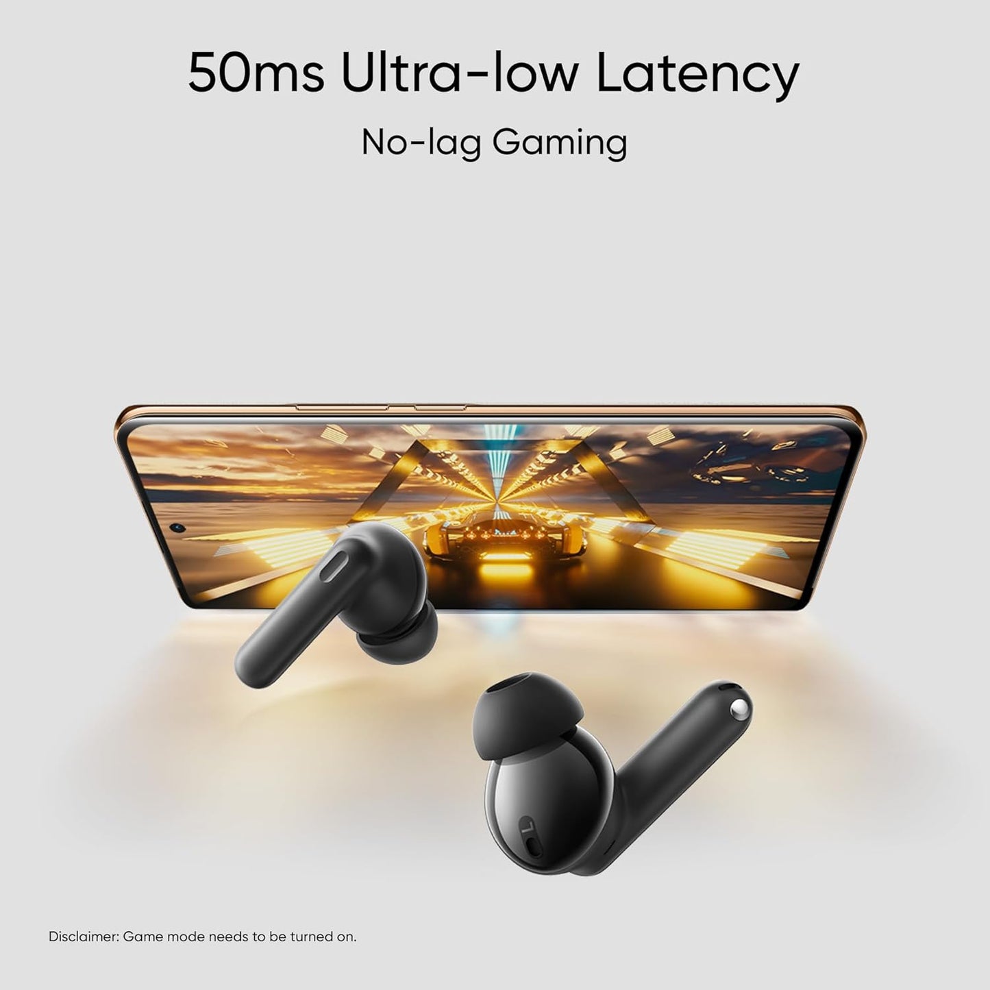 realme Buds T300 Truly Wireless in Ear Earbuds with 30dB ANC, 360° Spatial Audio Effect, Upto 40Hrs Battery (2 Color options)