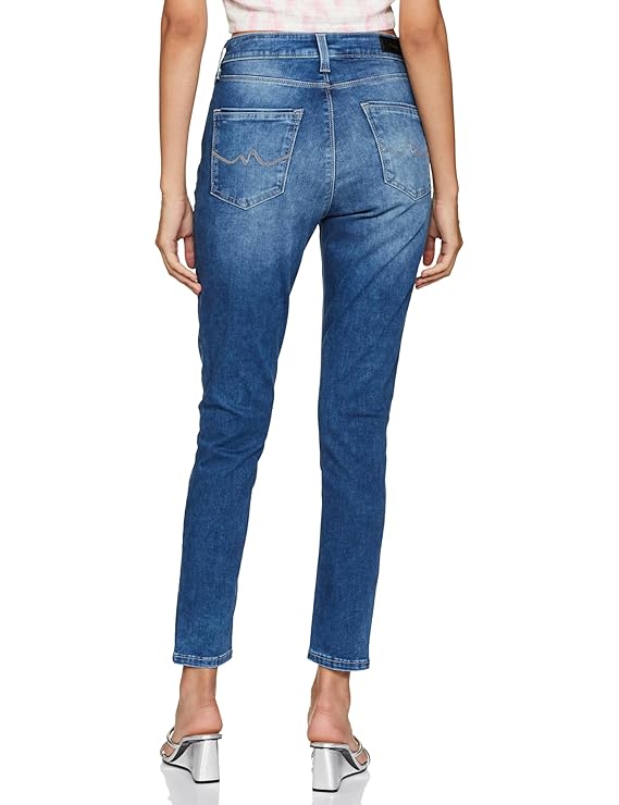 Pepe Jeans Women High Rise Regular Fit Jeans