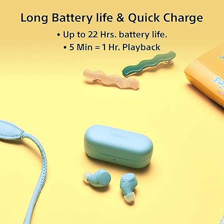Sony WF-C510 Wireless Bluetooth Earbuds with Mic, TWS, Up to 22 Hours Battery (3 Color options)
