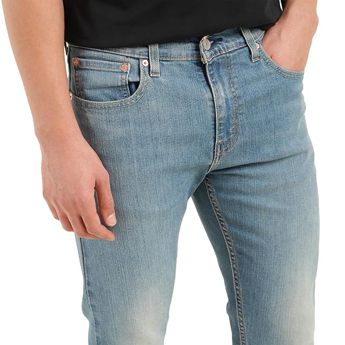 Levi's Men's 512 Slim Tapered Fit Mid Rise Blue Jeans