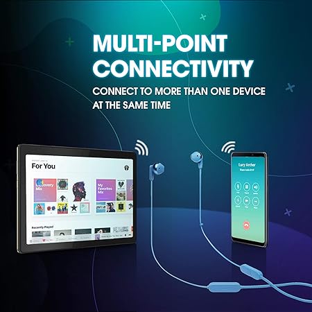 JBL Tune 215BT, 16 Hrs Playtime with Quick Charge, in Ear Bluetooth Wireless Earphones with Mic (3 Color options)