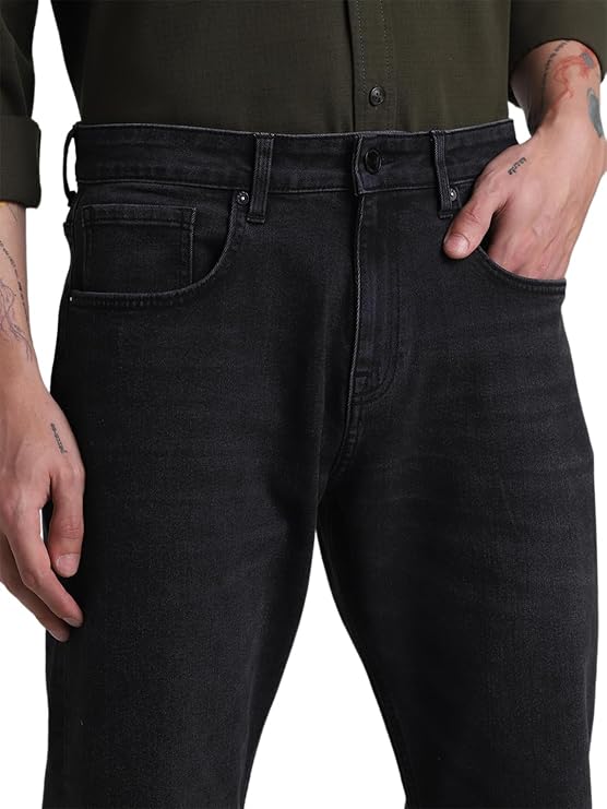 JACK & JONES Men's Mid Rise Regular Jeans