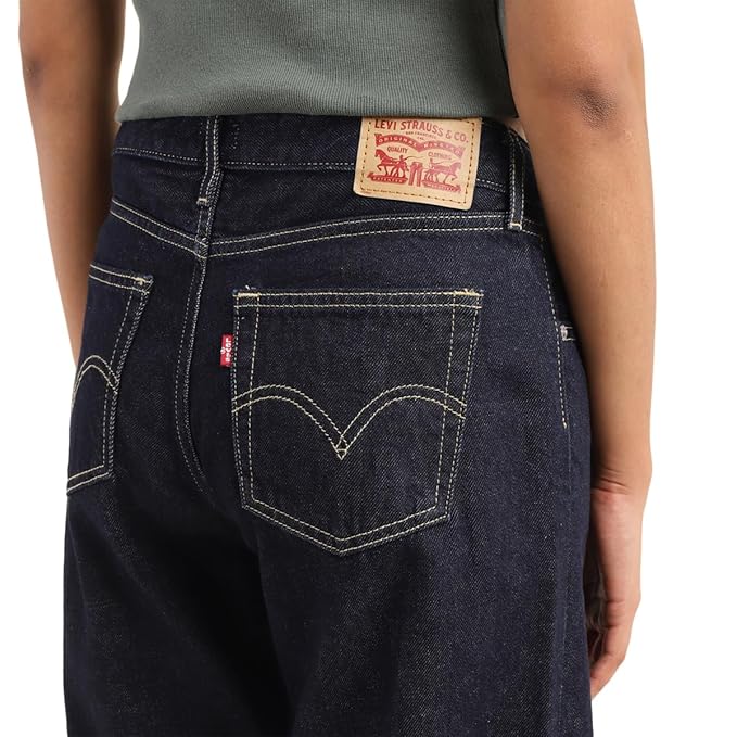Levi's Women's Mid Rise 94 Baggy Wide Leg Jeans