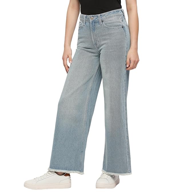 Pepe Jeans Women's Straight Fit High Rise Jeans
