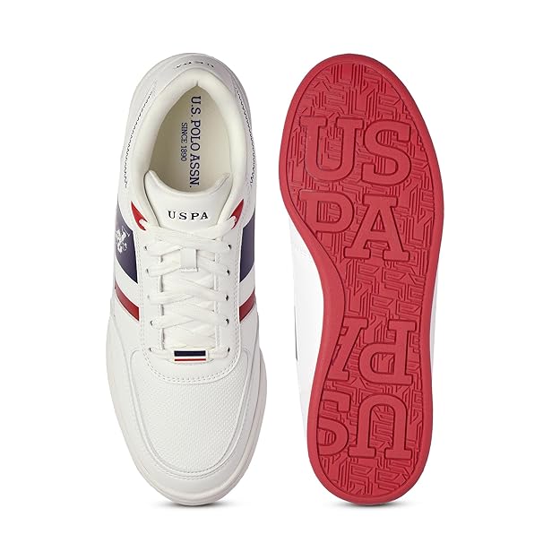 US Polo Association Men LUIS Driving Shoes (White)