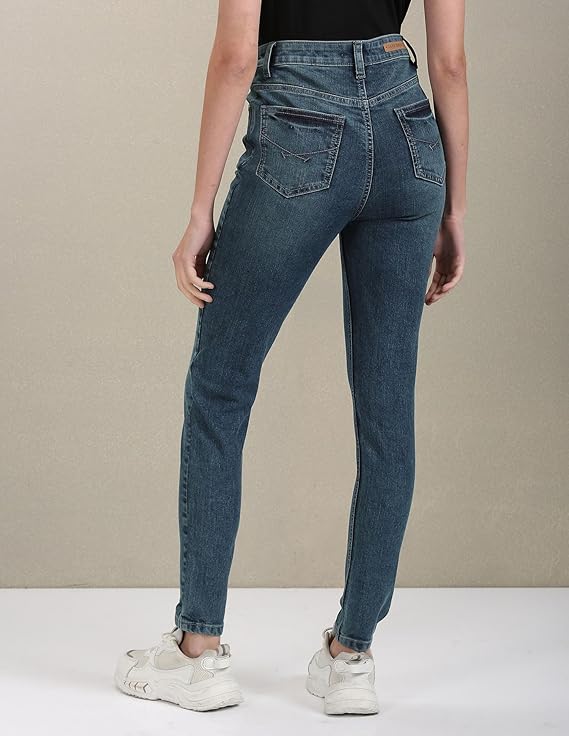 U.S. POLO ASSN. Women's Skinny Fit High Rise Jeans