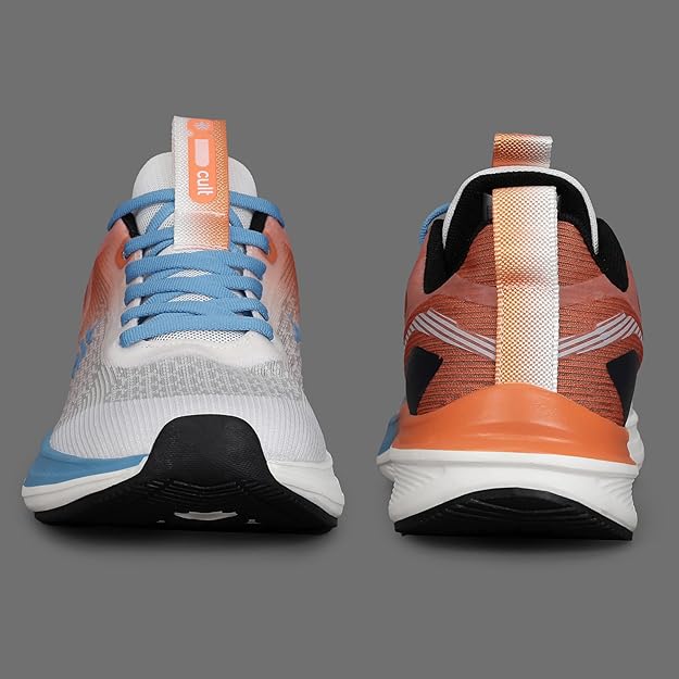Cult Women's Aetheris Running Shoes (White & Orange)