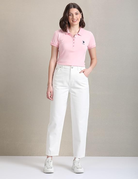 U.S. POLO ASSN. Women's Slim Fit High Rise Jeans