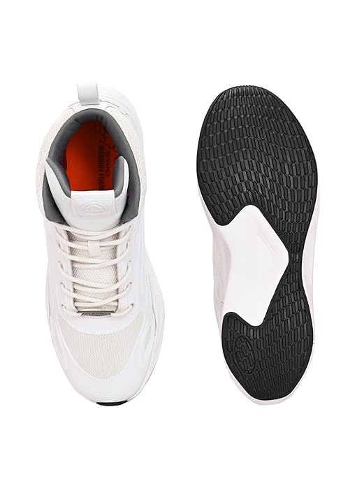 OFF LIMITS Gladiator EXPLOREX Sneakers for Men | Lightweight Breathable Comfortable High-Top Shoes for Men (OFF WHITE)