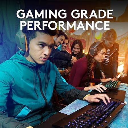 Logitech G G213 Prodigy USB Gaming Keyboard with LIGHTSYNC RGB Backlit Keys, Spill-Resistant, Customizable Keys, Dedicated Multi-Media Keys (Black)