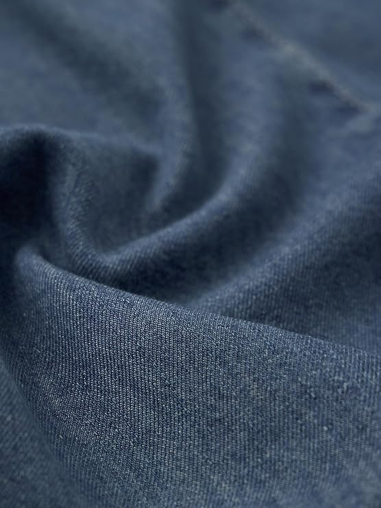 The Souled Store Pull on Denim: Mid Blue Women and Girls Drawstringed Solid Cotton Blend Straight Fit Jeans