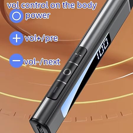 iFAST Digital Display Bluetooth 5.4 Wireless Neckband Earphone with Mic | Up to 100 Hours Music Playtime (3 color options)