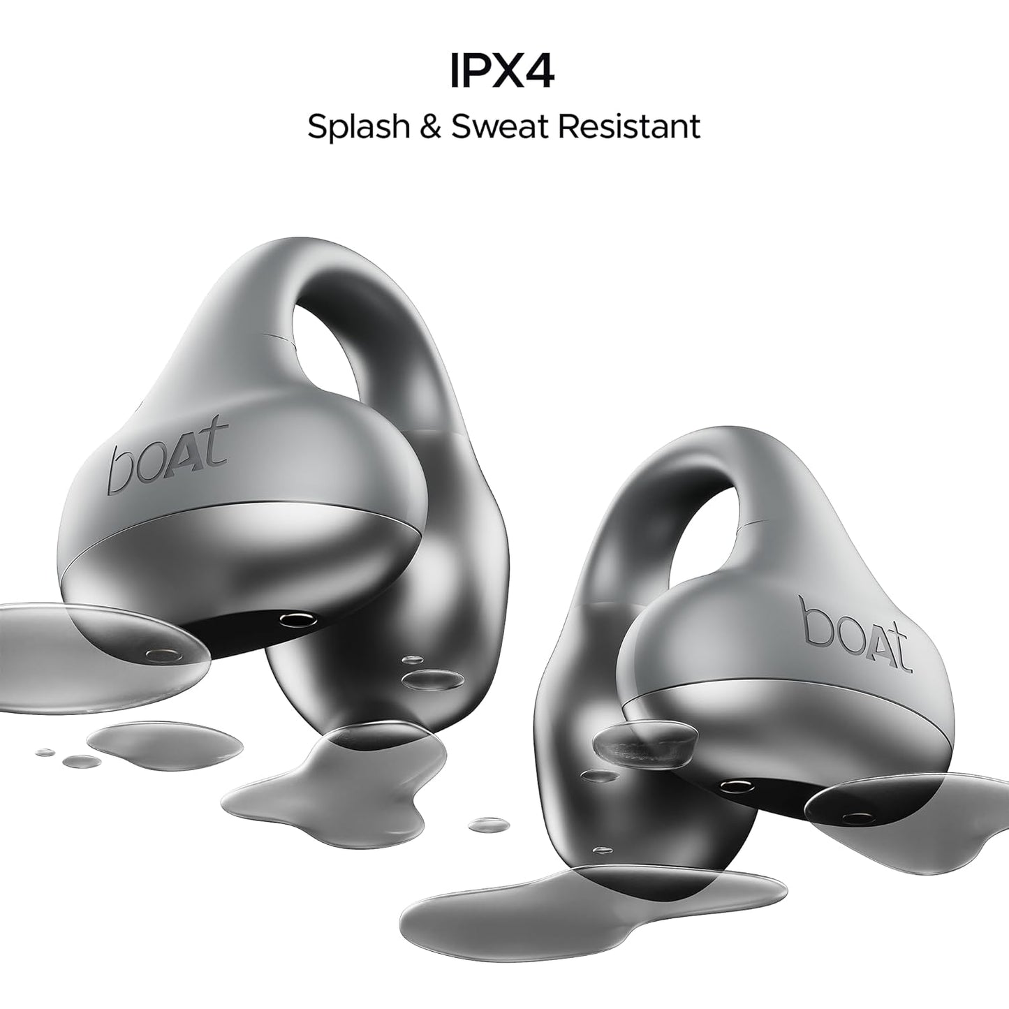 boAt Airdopes Loop OWS Earbuds w/Clip-On Fit, Air Conduction Tech, 50HRS Battery, 4Mics ENx (3 Color options)