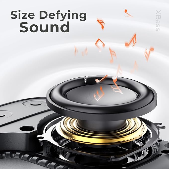 Tribit StormBox Micro 2 Portable Speaker: 90dB Loud Sound Deep Bass IP67 Waterproof Small Speaker Built-in Strap, 12H Playtime (2 color options)