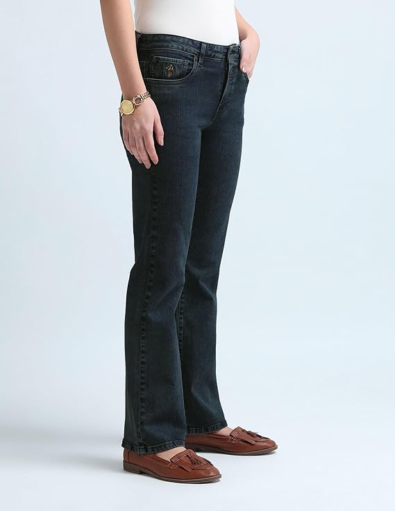 U.S. POLO ASSN. Women's Loose High Rise Jeans