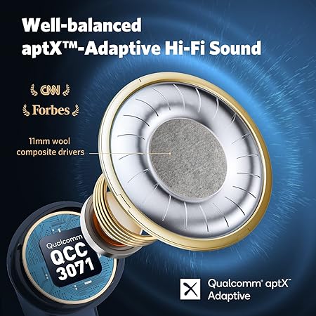 EarFun Air Pro 3 Noise Cancellation Earbuds ANC Wireless 2023 VGP Gold Award, 6 Mics CVC 8.0 ENC (3 Color options)