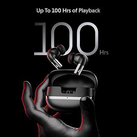 boAt Airdopes Ultra Pro (2025 Launch), 100Hrs Battery, Dual Pairing, 4Mics ENx, v5.3 Bluetooth Earbuds, TWS Ear Buds Wireless Earphones (2 Color options)